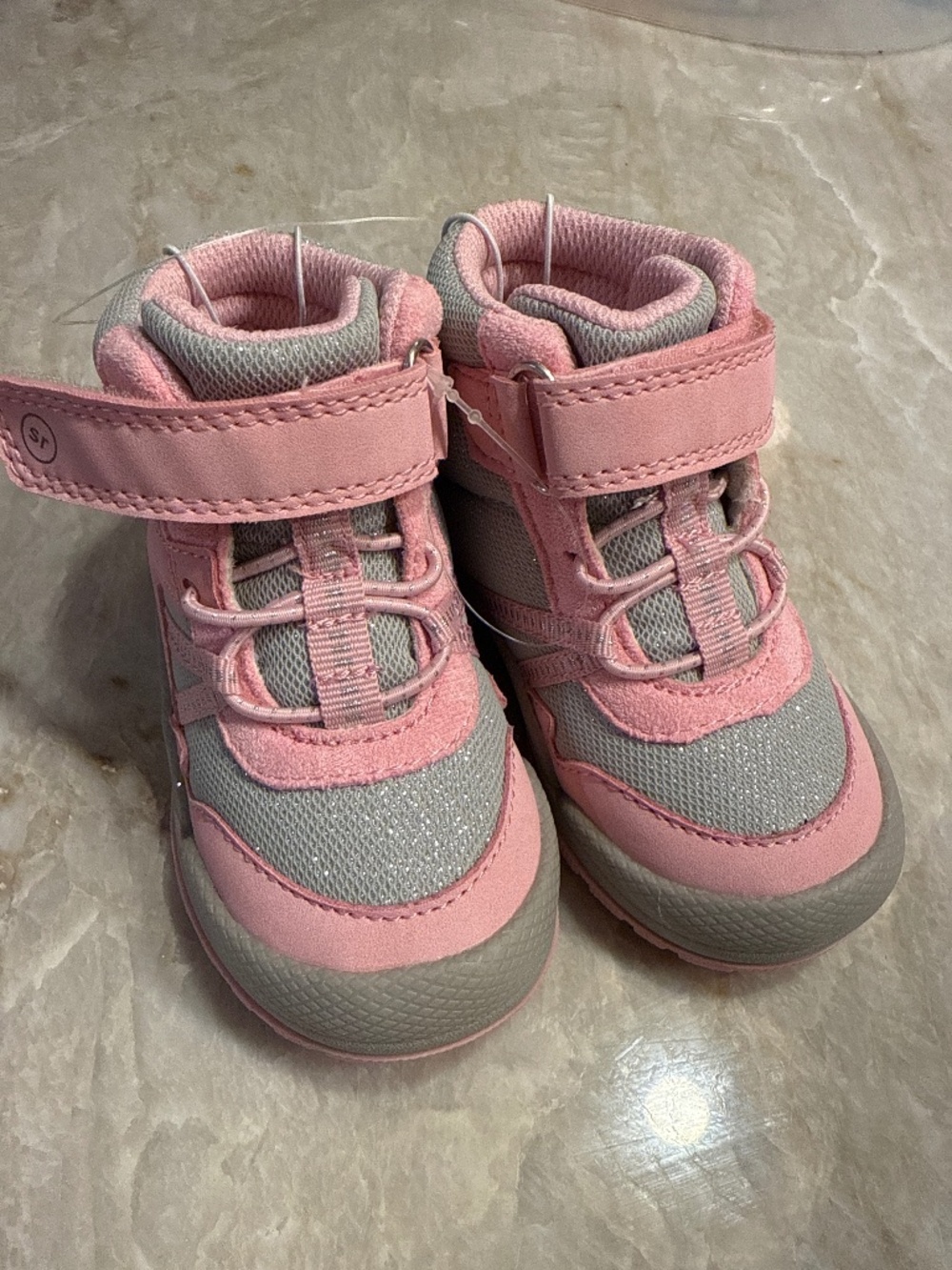 Kids Stride Right pink boots